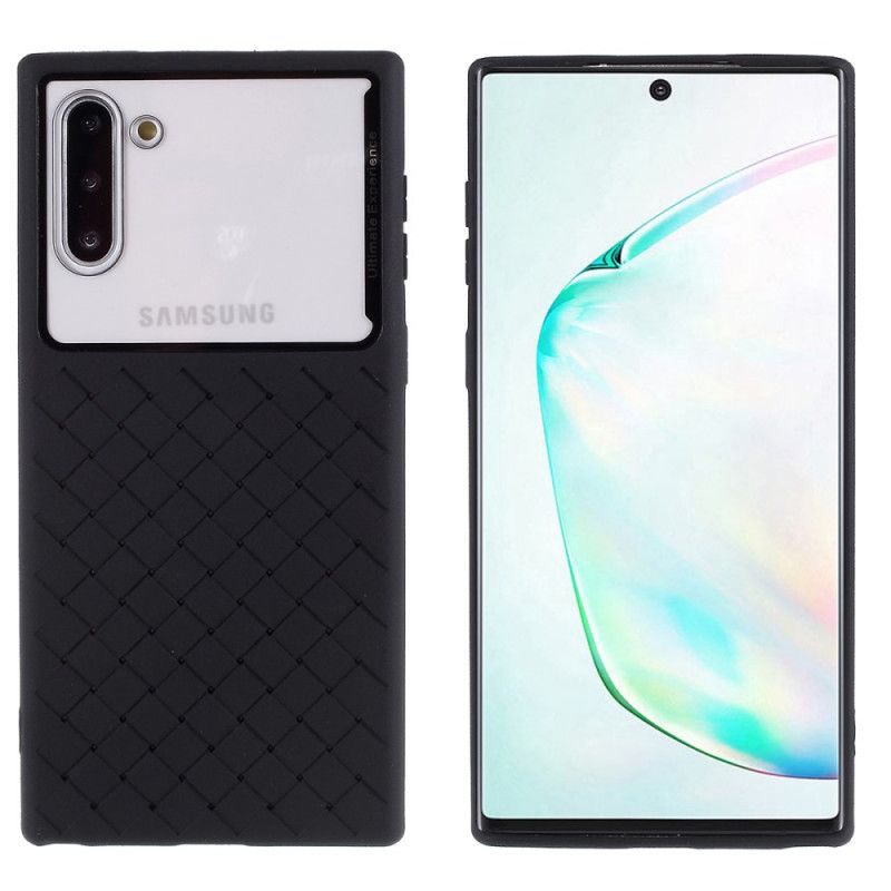 Coque Samsung Galaxy Note 10 Motif Tissage