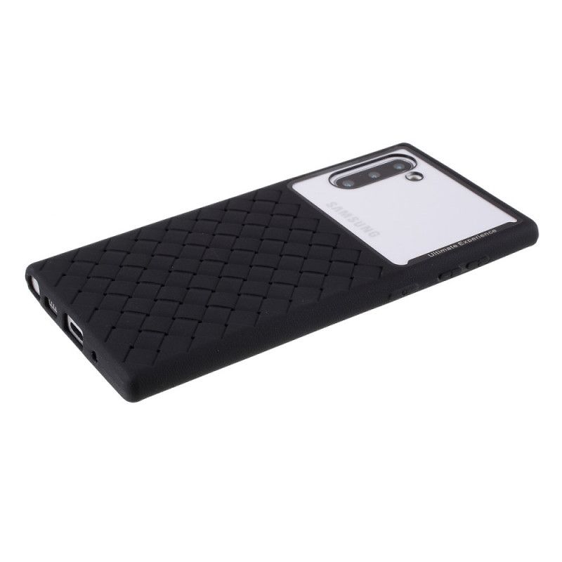 Coque Samsung Galaxy Note 10 Motif Tissage