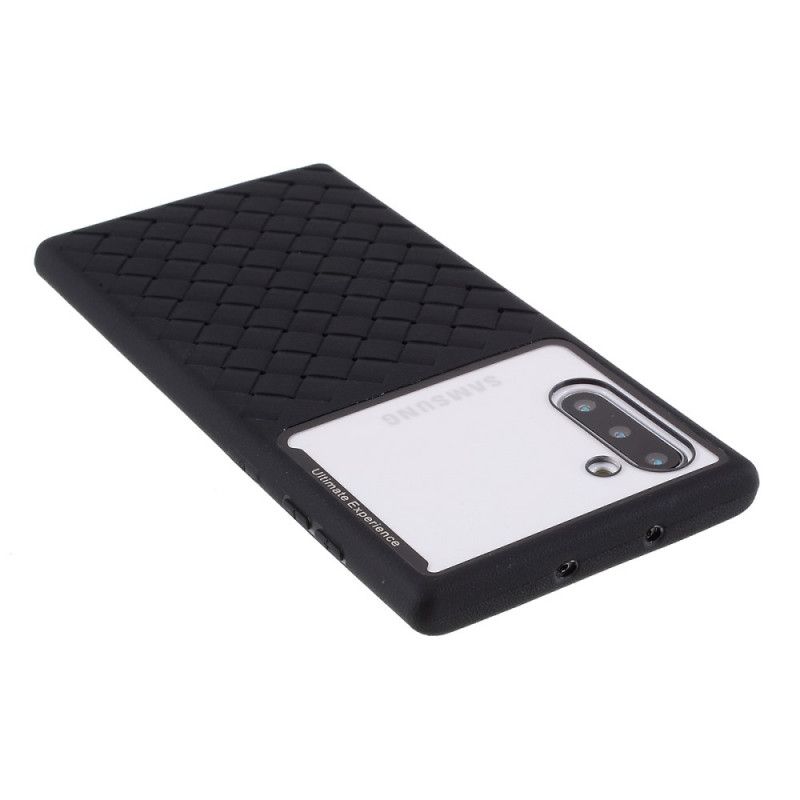 Coque Samsung Galaxy Note 10 Motif Tissage