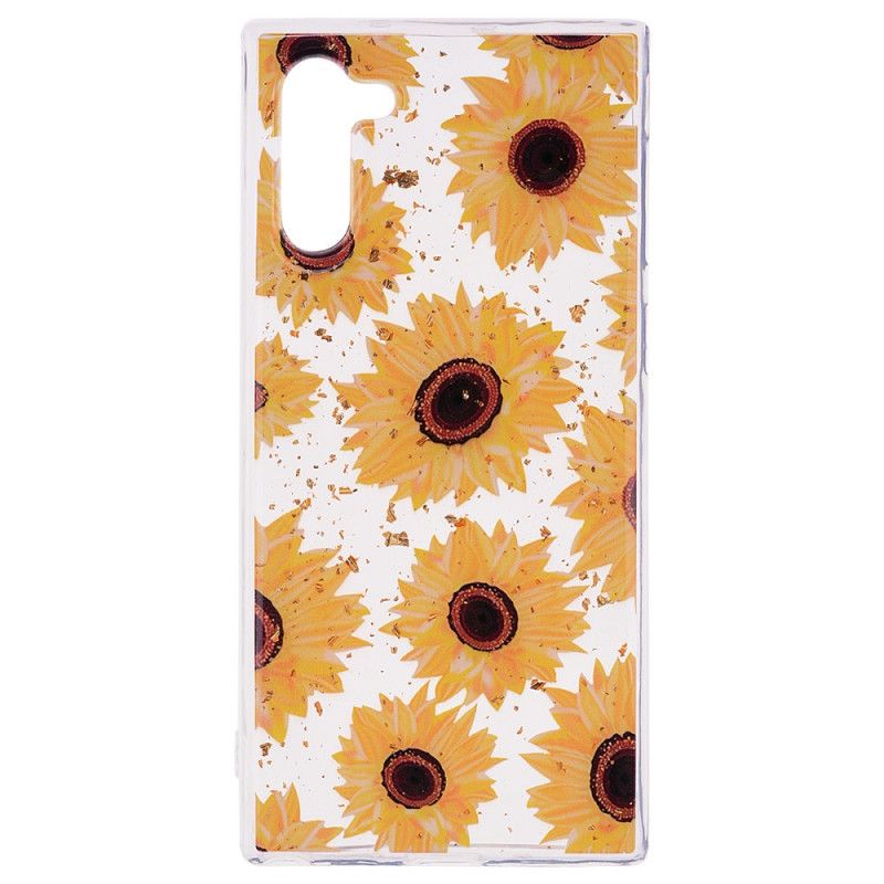 Coque Samsung Galaxy Note 10 Multiples Tournesols