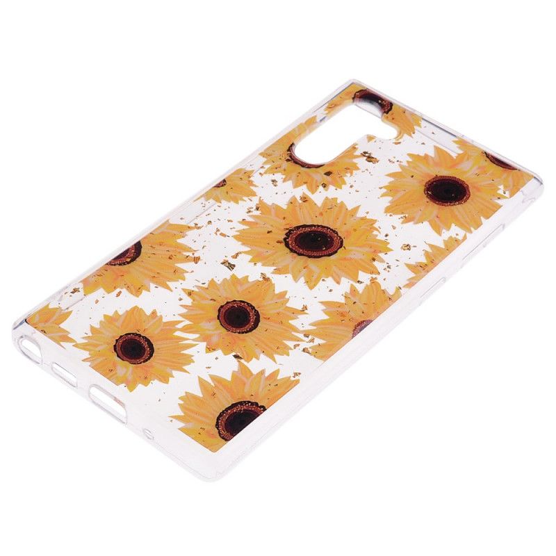 Coque Samsung Galaxy Note 10 Multiples Tournesols