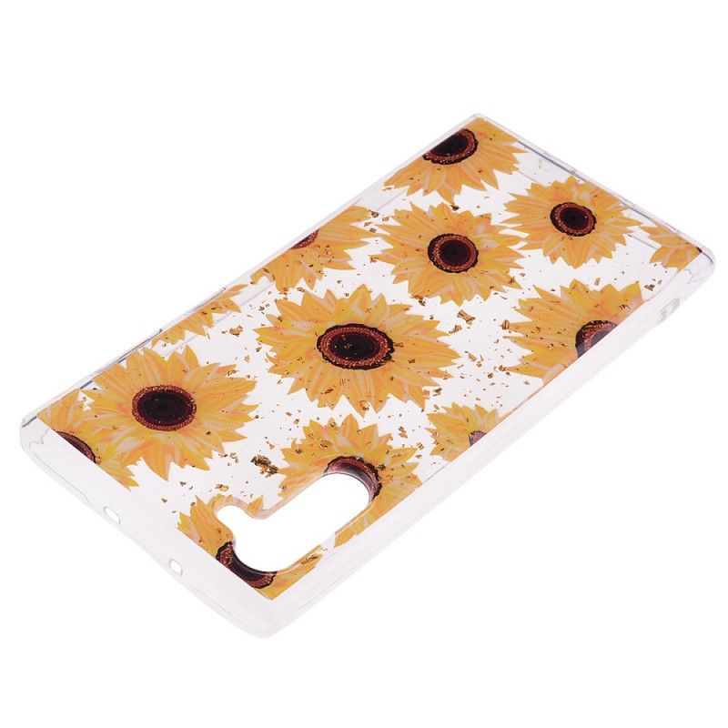 Coque Samsung Galaxy Note 10 Multiples Tournesols