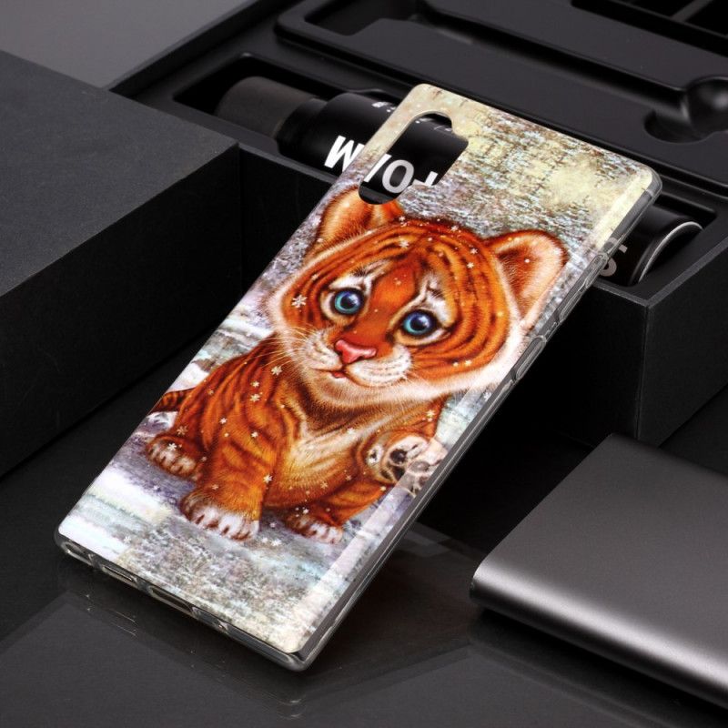 Coque Samsung Galaxy Note 10 Plus Bébé Tigre