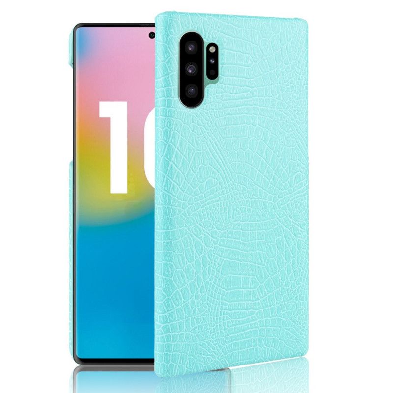 Coque Samsung Galaxy Note 10 Plus Effet Peau De Crocodile