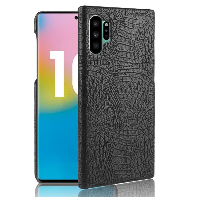 Coque Samsung Galaxy Note 10 Plus Effet Peau De Crocodile