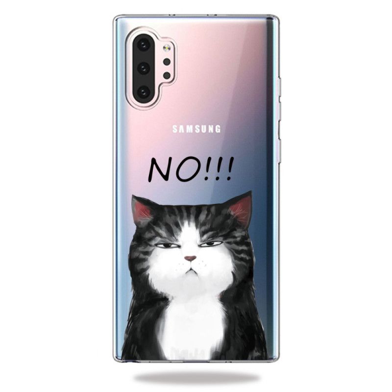 Coque Samsung Galaxy Note 10 Plus Le Chat Qui Dit Non