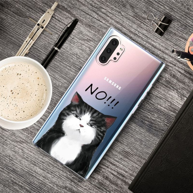 Coque Samsung Galaxy Note 10 Plus Le Chat Qui Dit Non