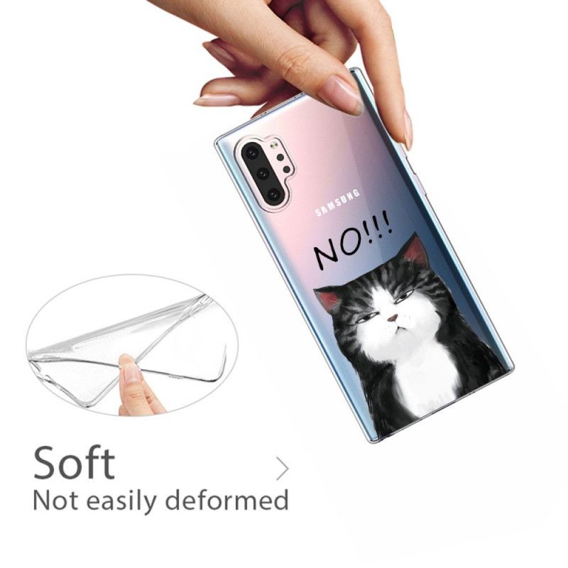 Coque Samsung Galaxy Note 10 Plus Le Chat Qui Dit Non