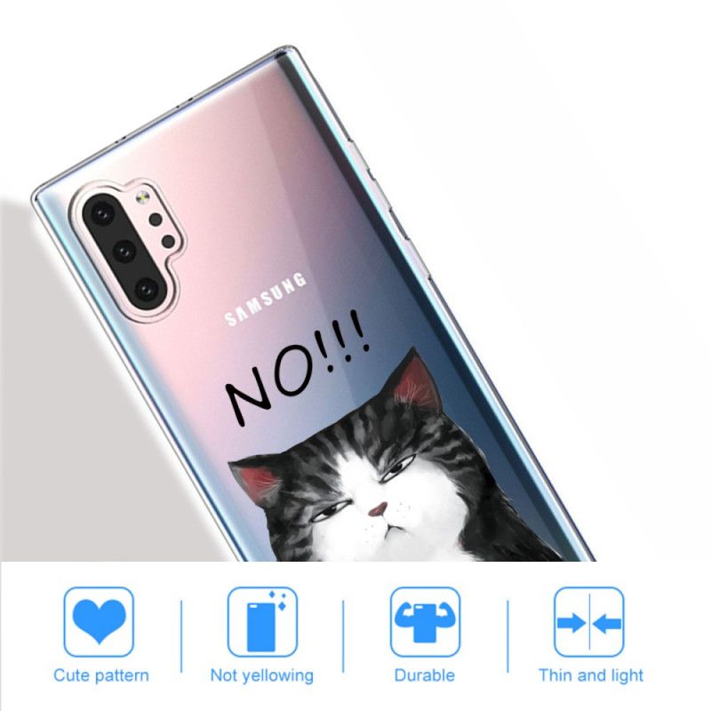 Coque Samsung Galaxy Note 10 Plus Le Chat Qui Dit Non