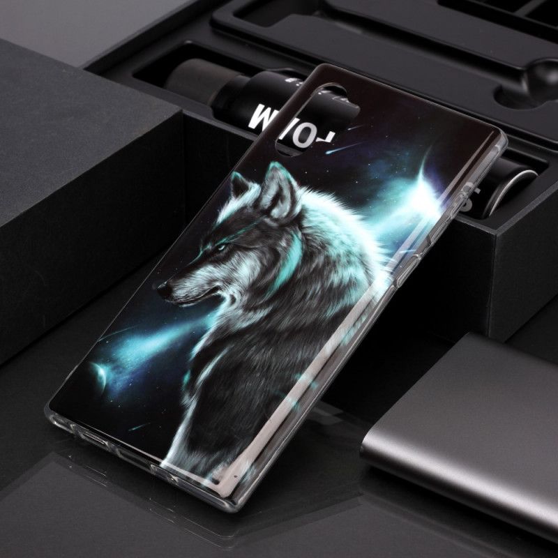 Coque Samsung Galaxy Note 10 Plus Loup Royal