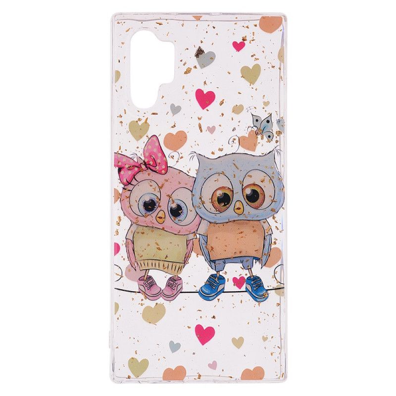 Coque Samsung Galaxy Note 10 Plus Love Et Paillettes