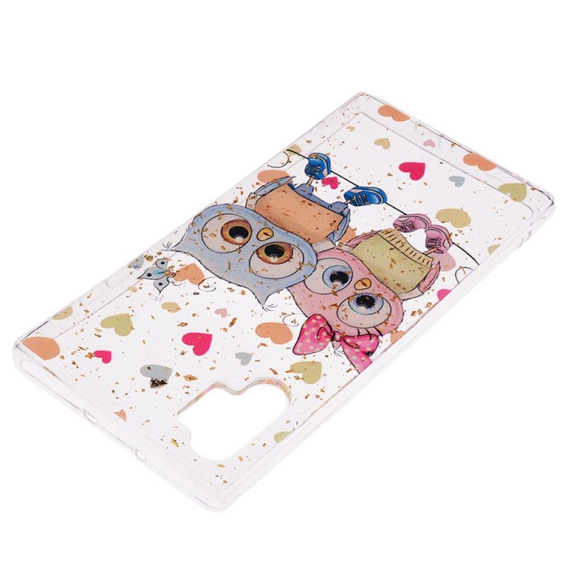 Coque Samsung Galaxy Note 10 Plus Love Et Paillettes