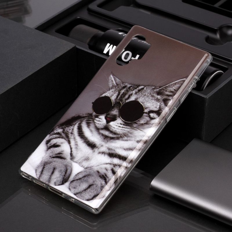 Coque Samsung Galaxy Note 10 Plus Mon Chaton Incognito