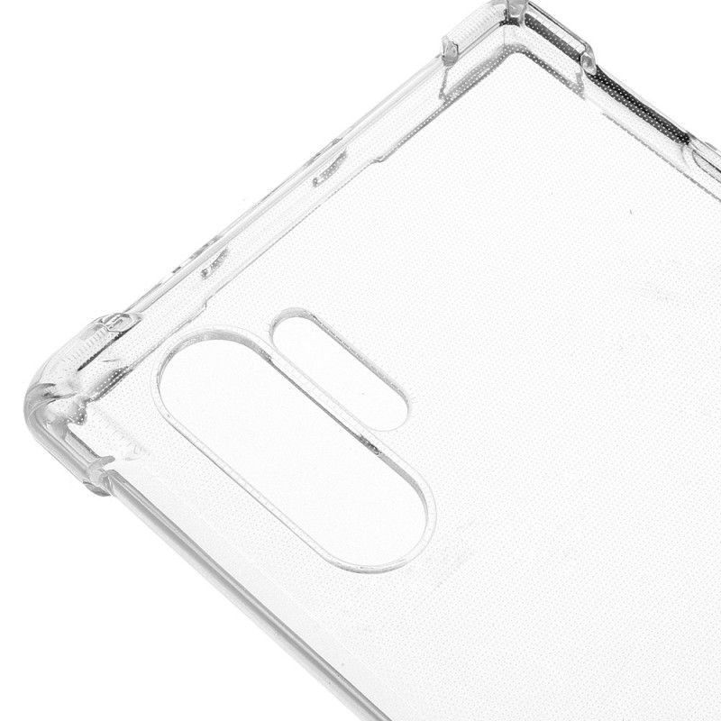 Coque Samsung Galaxy Note 10 Plus Transparente Coins Renforcés