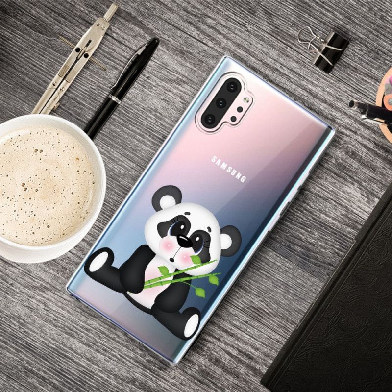 Coque Samsung Galaxy Note 10 Plus Transparente Panda Triste