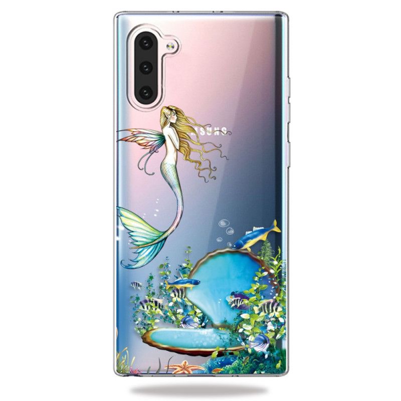 Coque Samsung Galaxy Note 10 Sirène Bleue