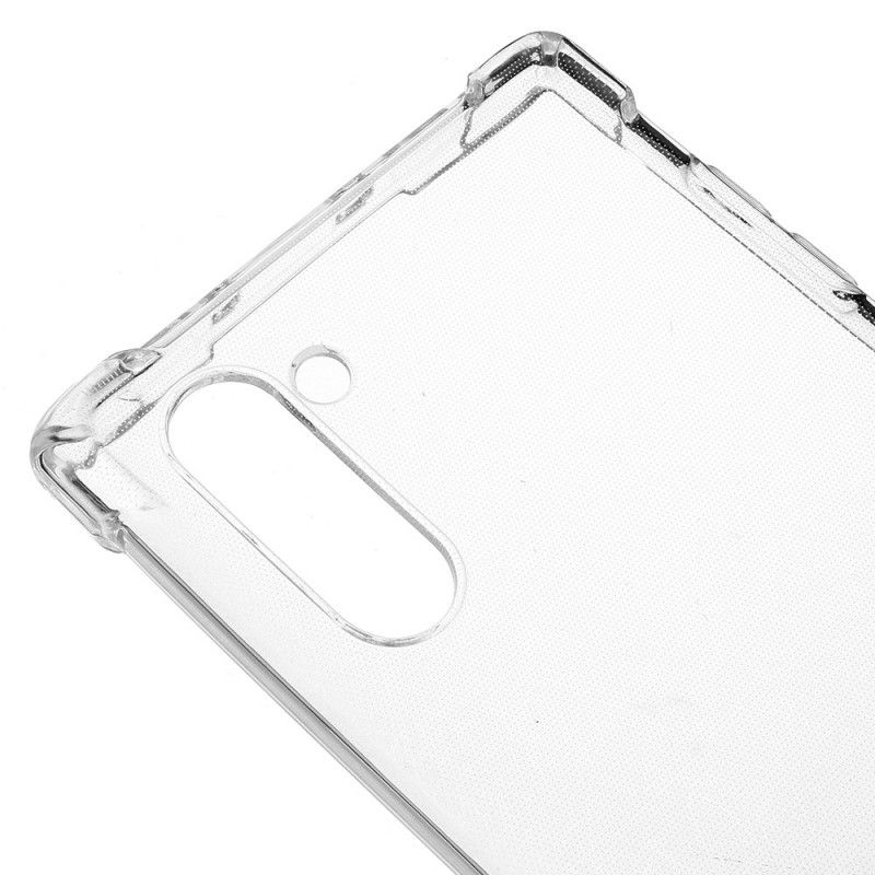 Coque Samsung Galaxy Note 10 Transparente Coins Renforcés