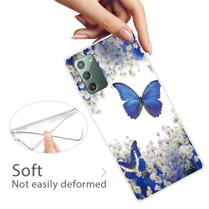 Coque Samsung Galaxy Note 20 Butterflies