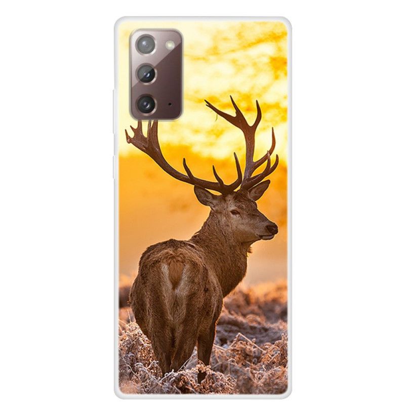 Coque Samsung Galaxy Note 20 Cerf Et Paysage