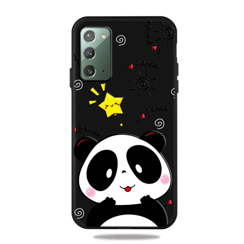 Coque Samsung Galaxy Note 20 Étoile Panda