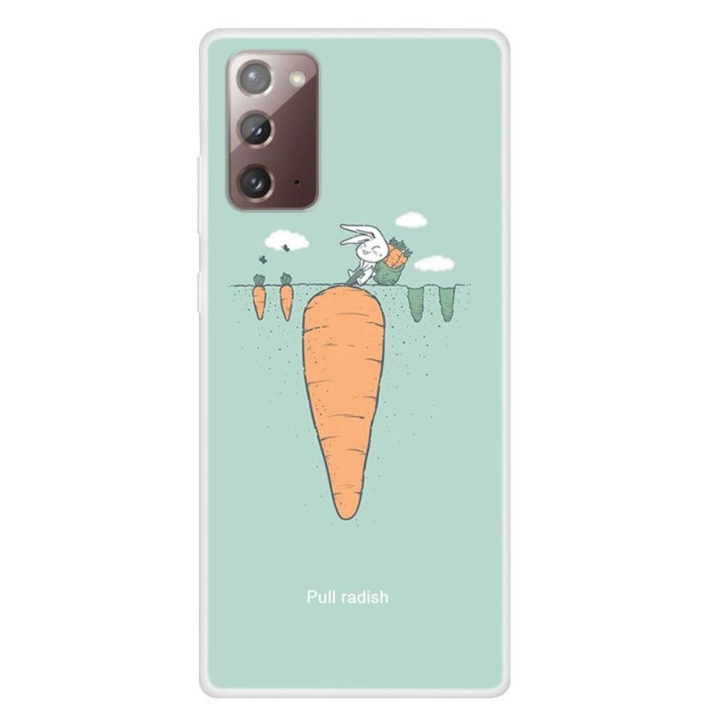 Coque Samsung Galaxy Note 20 Lapin Au Jardin