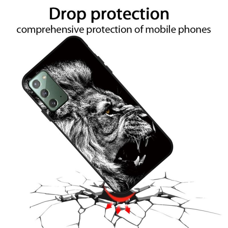 Coque Samsung Galaxy Note 20 Lion Féroce