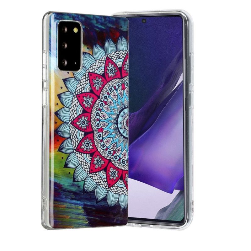 Coque Samsung Galaxy Note 20 Mandala Fluorescente