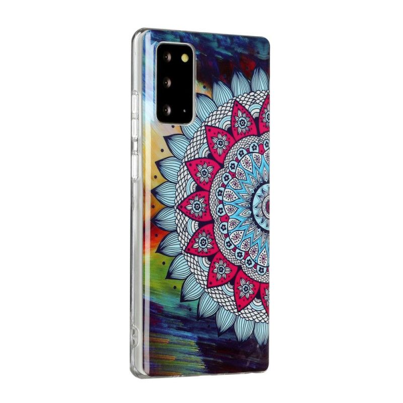 Coque Samsung Galaxy Note 20 Mandala Fluorescente