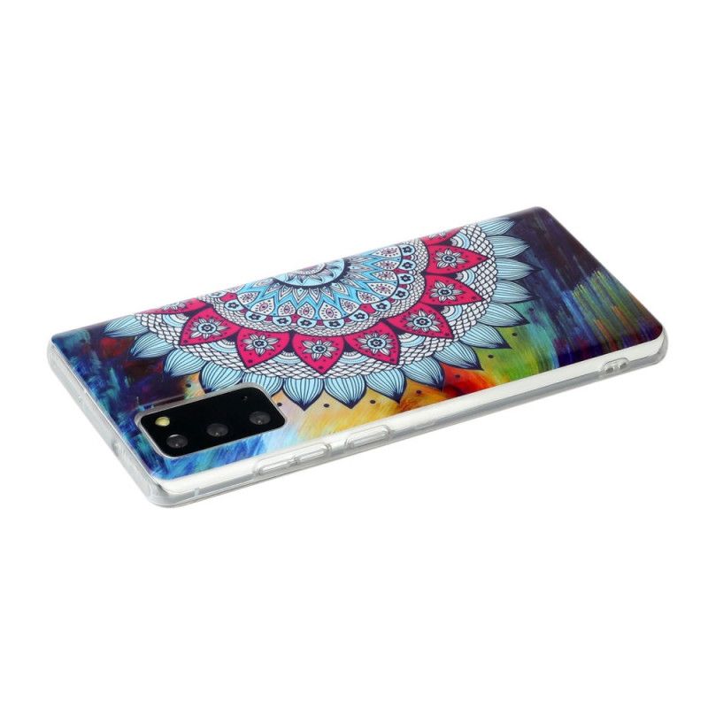 Coque Samsung Galaxy Note 20 Mandala Fluorescente