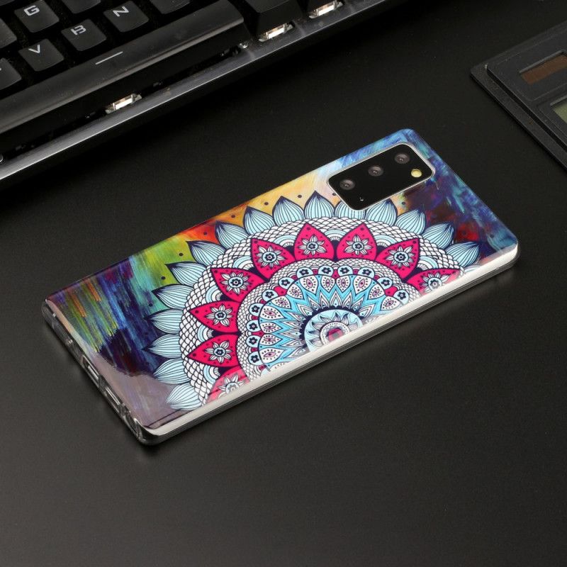 Coque Samsung Galaxy Note 20 Mandala Fluorescente