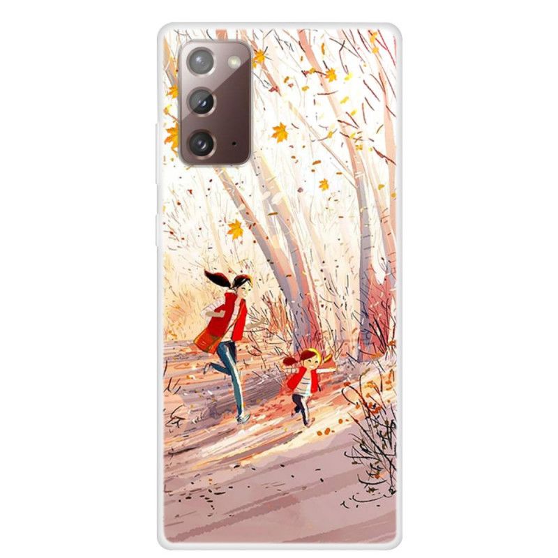 Coque Samsung Galaxy Note 20 Paysage D'automne