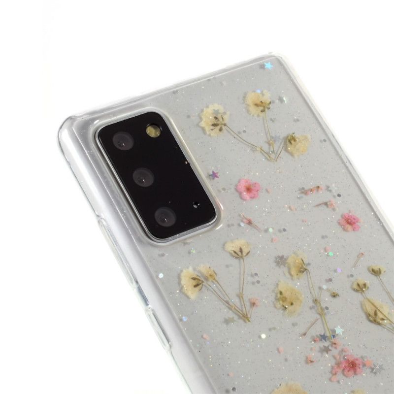 Coque Samsung Galaxy Note 20 Petites Fleurs