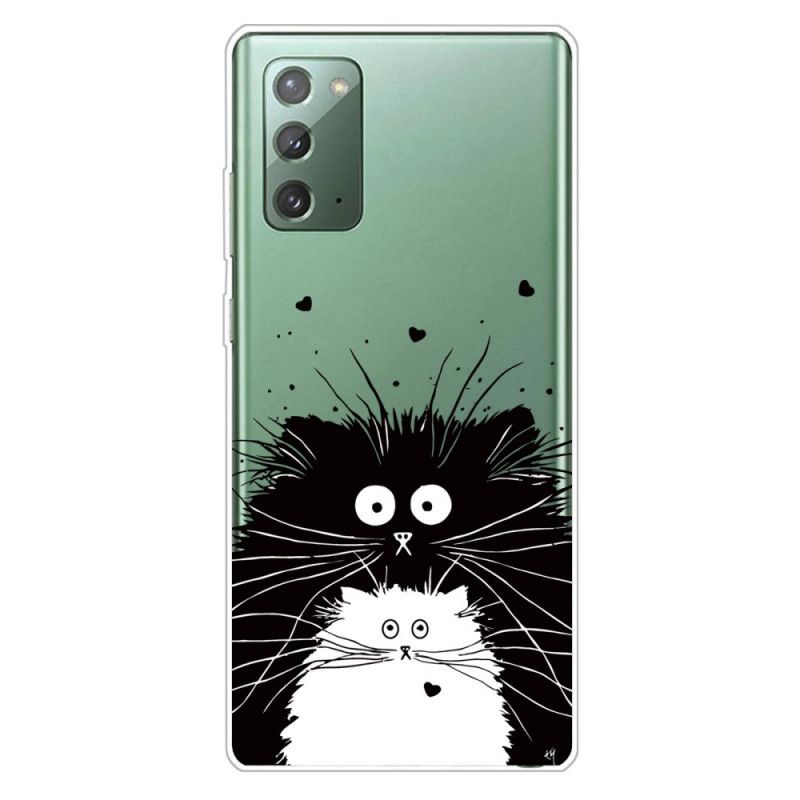 Coque Samsung Galaxy Note 20 Regarde Les Chats