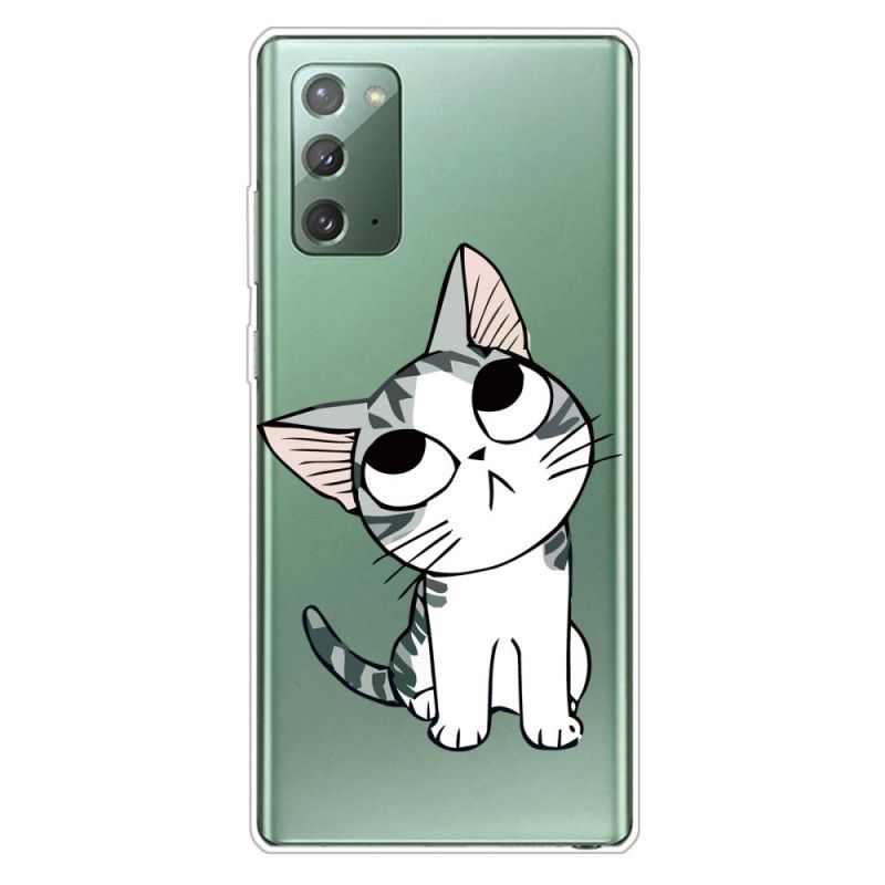 Coque Samsung Galaxy Note 20 Regarde Les Chats