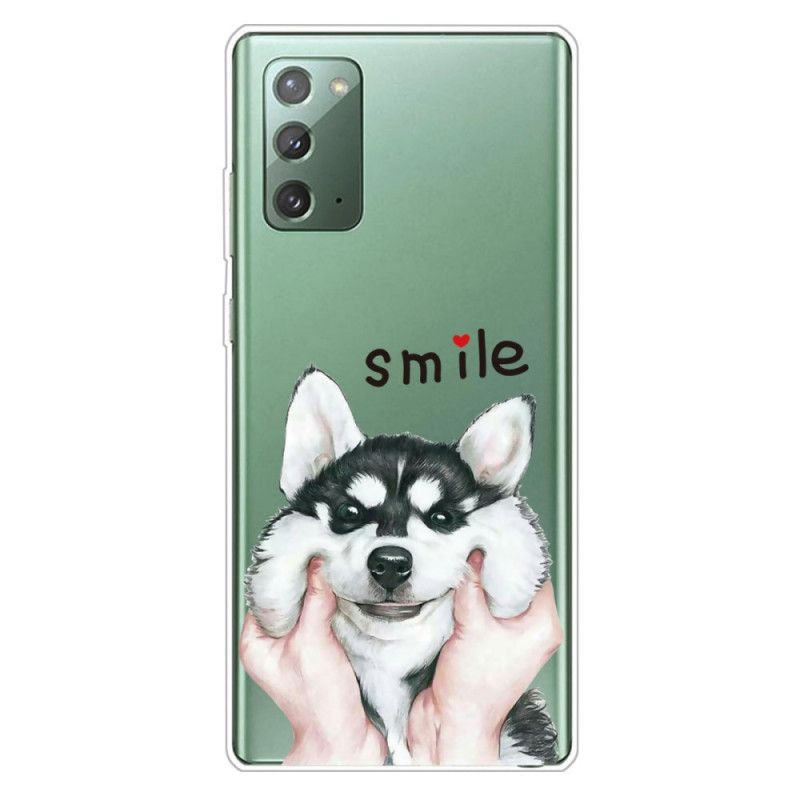 Coque Samsung Galaxy Note 20 Smile Dog