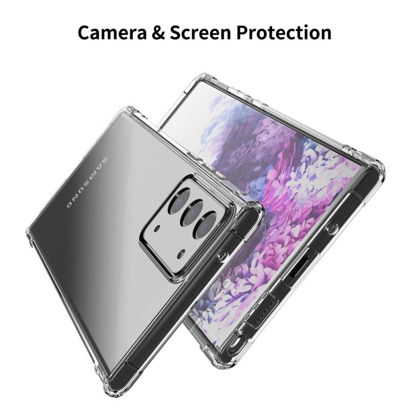 Coque Samsung Galaxy Note 20 Transparente Leeu Coussins Protecteur
