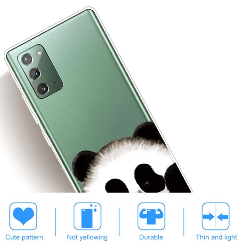 Coque Samsung Galaxy Note 20 Transparente Panda