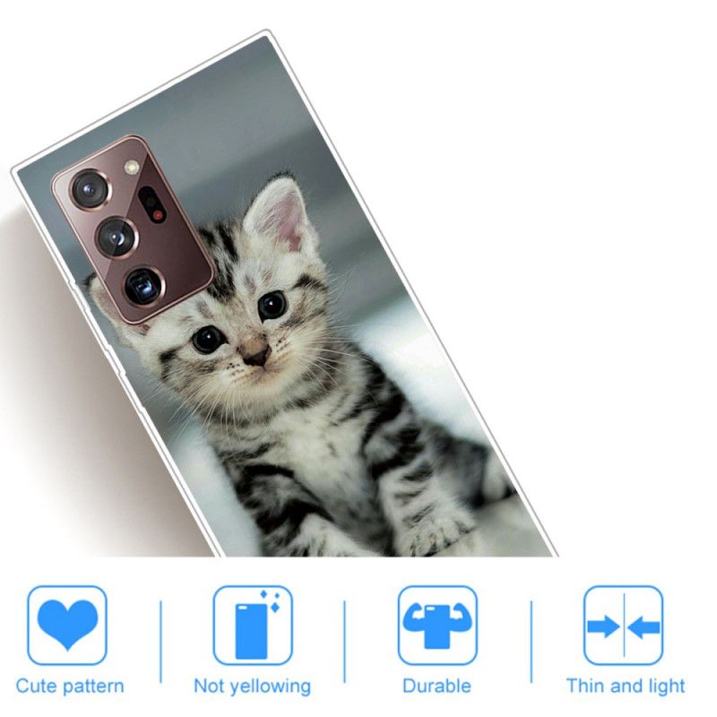 Coque Samsung Galaxy Note 20 Ultra Chaton Chaton