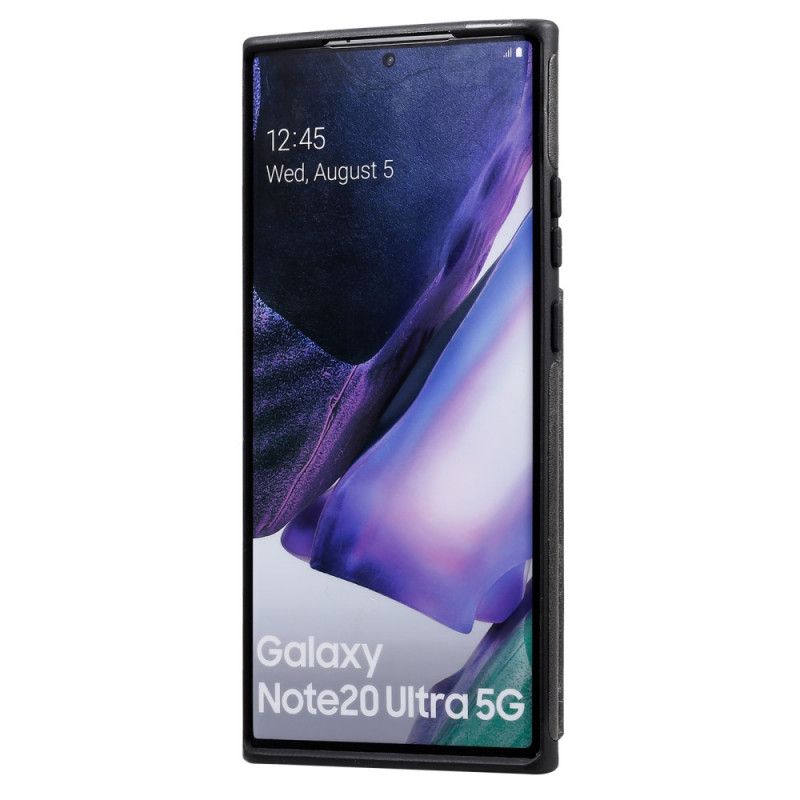 Coque Samsung Galaxy Note 20 Ultra Effet Cuir Porte-cartes Support