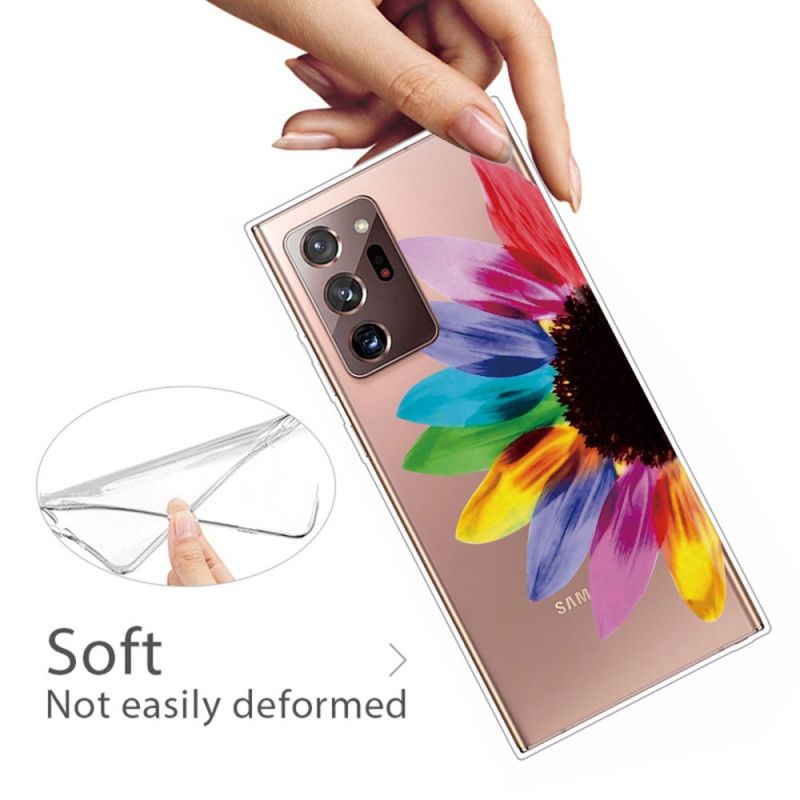 Coque Samsung Galaxy Note 20 Ultra Fleur Colorée