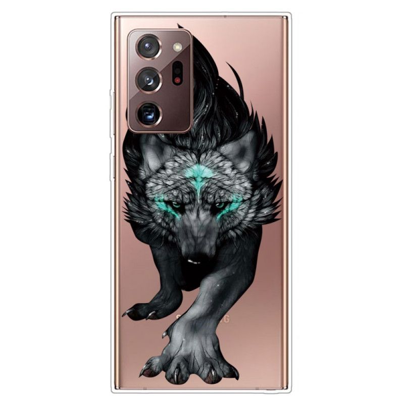 Coque Samsung Galaxy Note 20 Ultra Loup Graphique