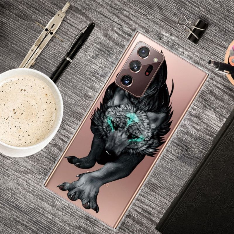 Coque Samsung Galaxy Note 20 Ultra Loup Graphique