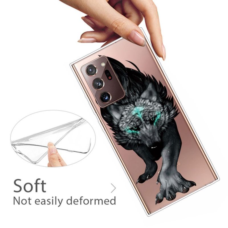 Coque Samsung Galaxy Note 20 Ultra Loup Graphique