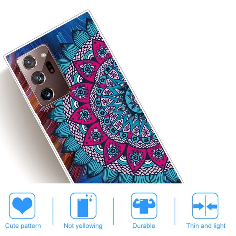 Coque Samsung Galaxy Note 20 Ultra Mandala Coloré