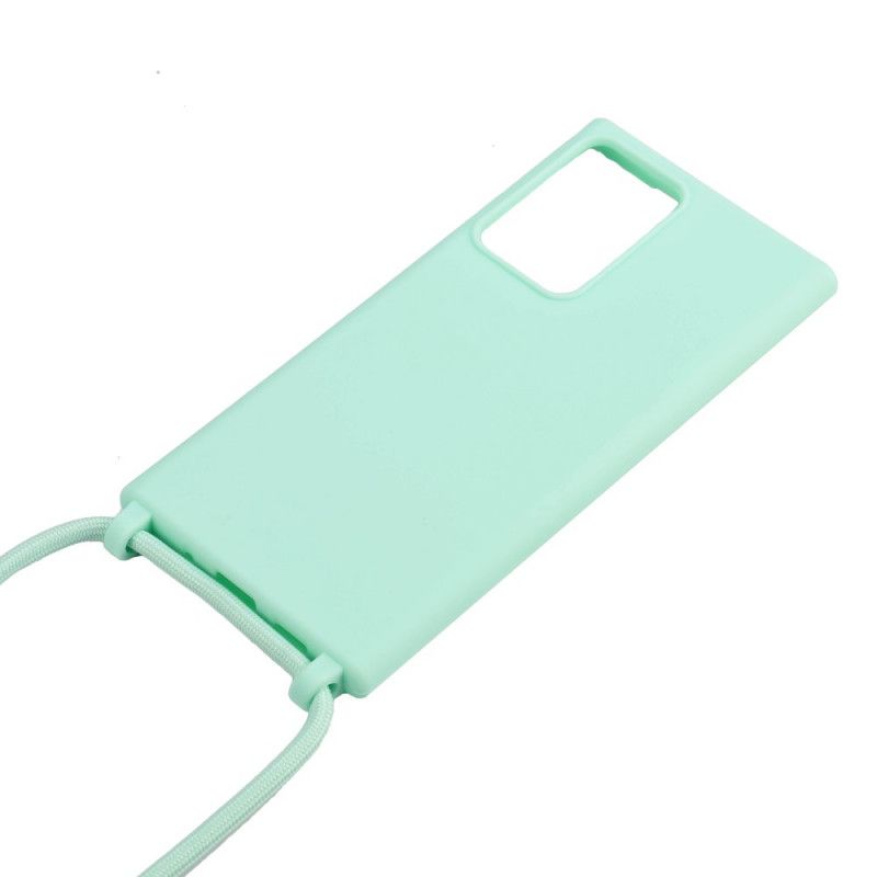 Coque Samsung Galaxy Note 20 Ultra Silicone Et Cordon