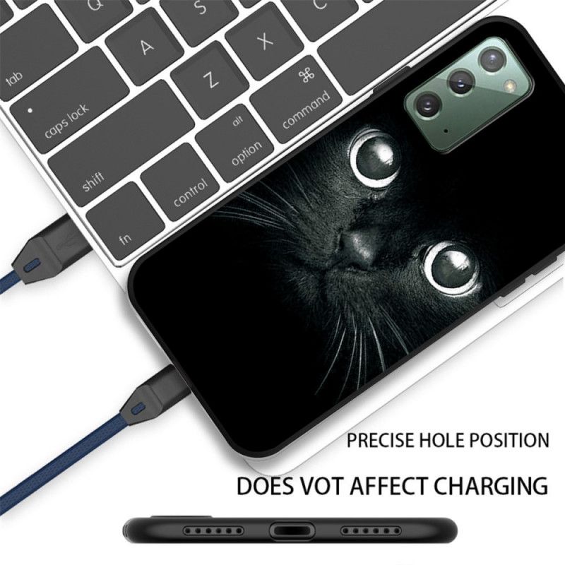 Coque Samsung Galaxy Note 20 Yeux De Chat