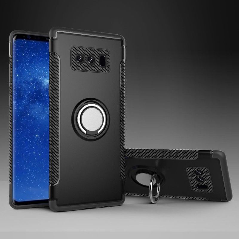 Coque Samsung Galaxy Note 8 Conception Hybride Avec Anneau
