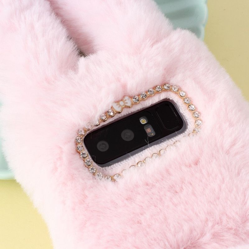 Coque Samsung Galaxy Note 8 Design Fourrure Lapin