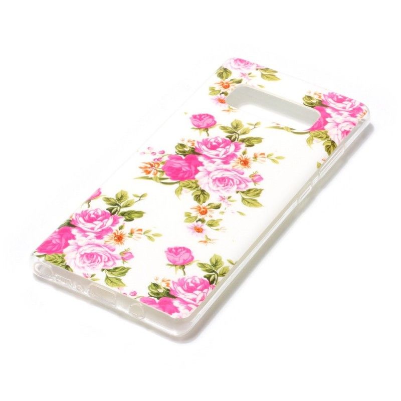 Coque Samsung Galaxy Note 8 Fleurs Liberty Fluorescente