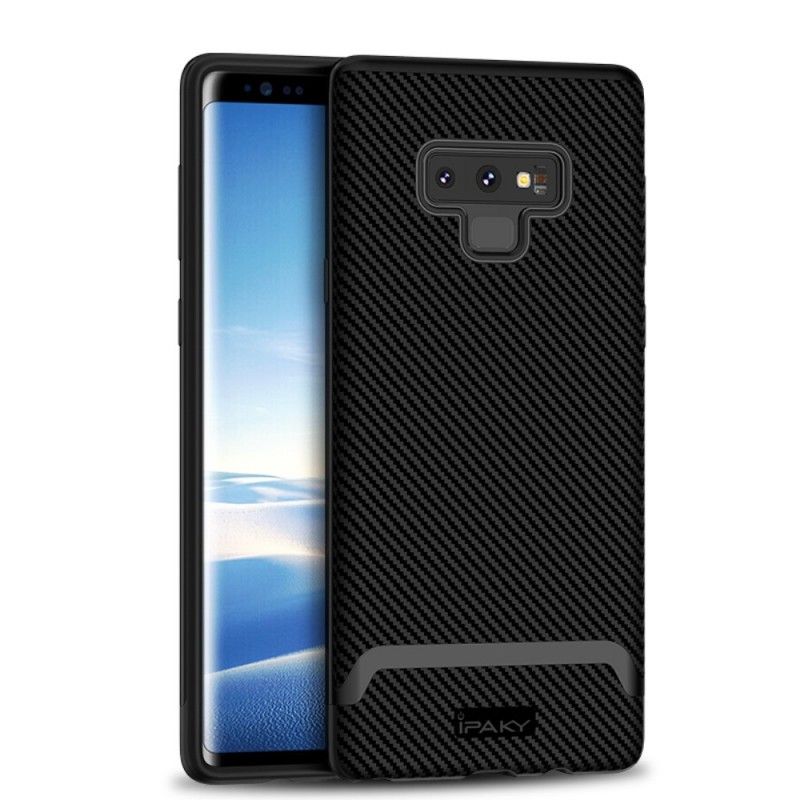 Coque Samsung Galaxy Note 9 Ipaky Fibre Carbone